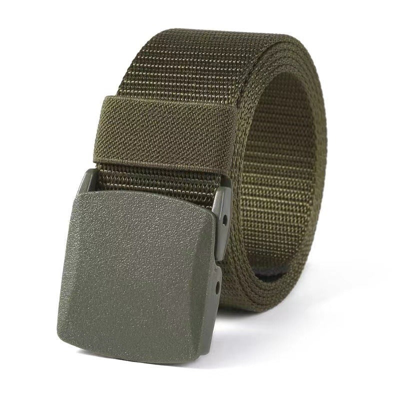 Nylon tactical belt non-metallic, military canvas belt