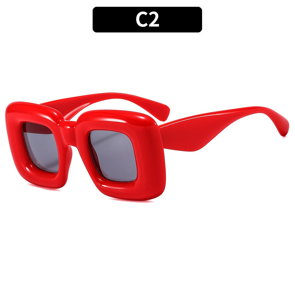 Inflatable Sunglasses Funny Square Street Sunglasses