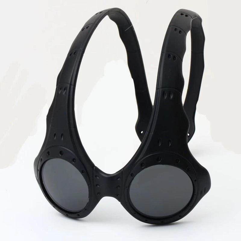 Over - The - Top Sunglasses Retro - Style Metal - Framed Glasses