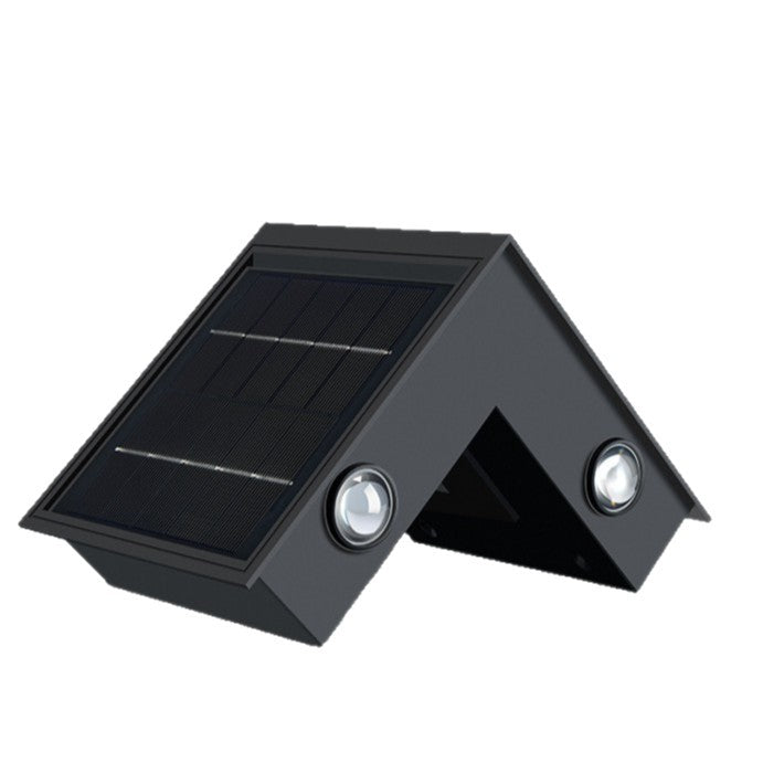 Solar Powered 90 Degree Corner Wall Light Indoor Outdoor Lighting