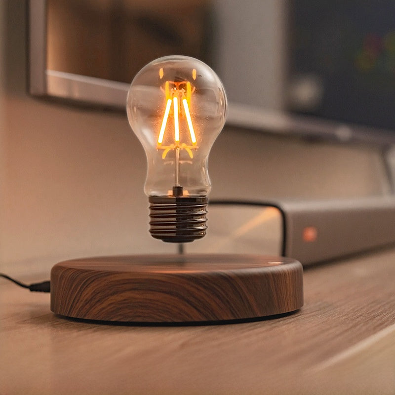 magnetic floating light bulb