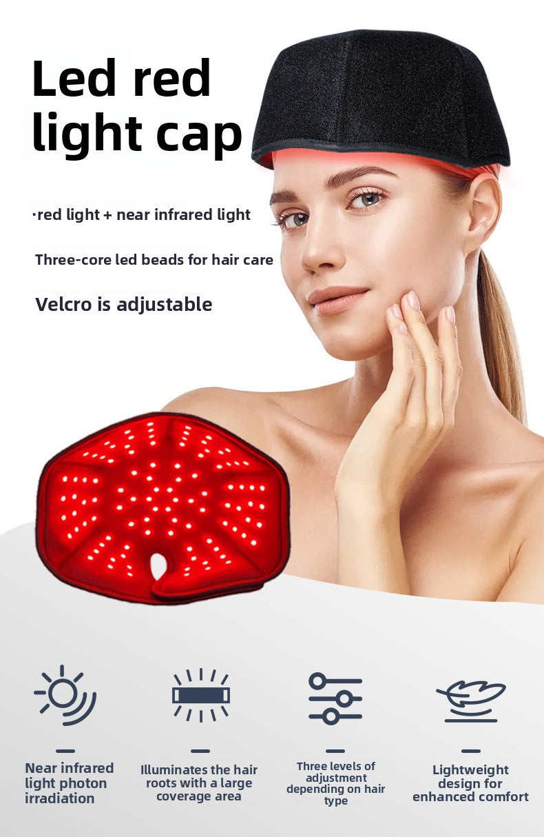 LED Red Light Hair Care Cap