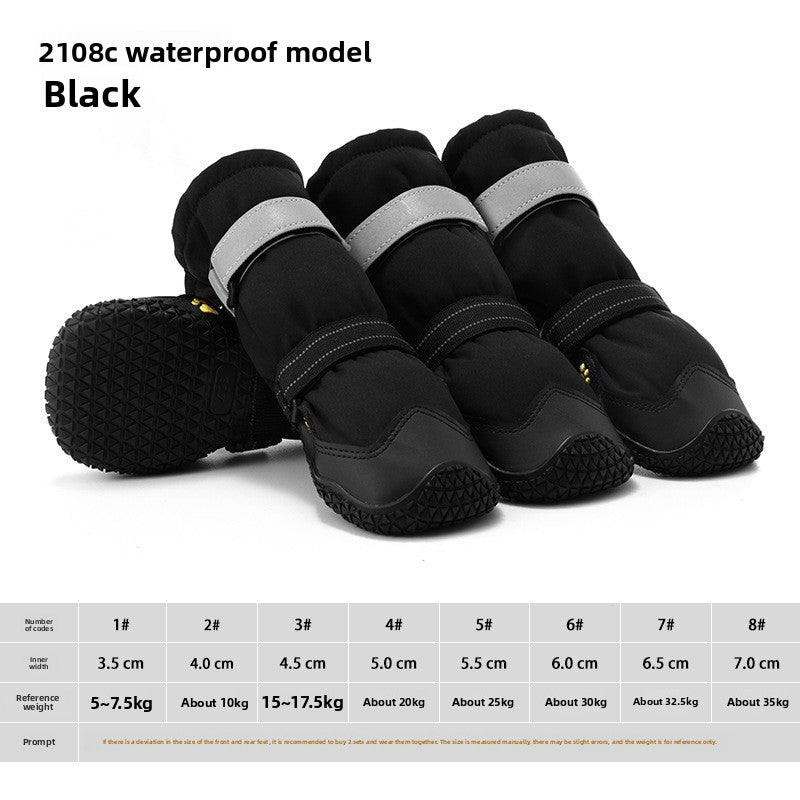 Reflective Waterproof Dog Shoes
