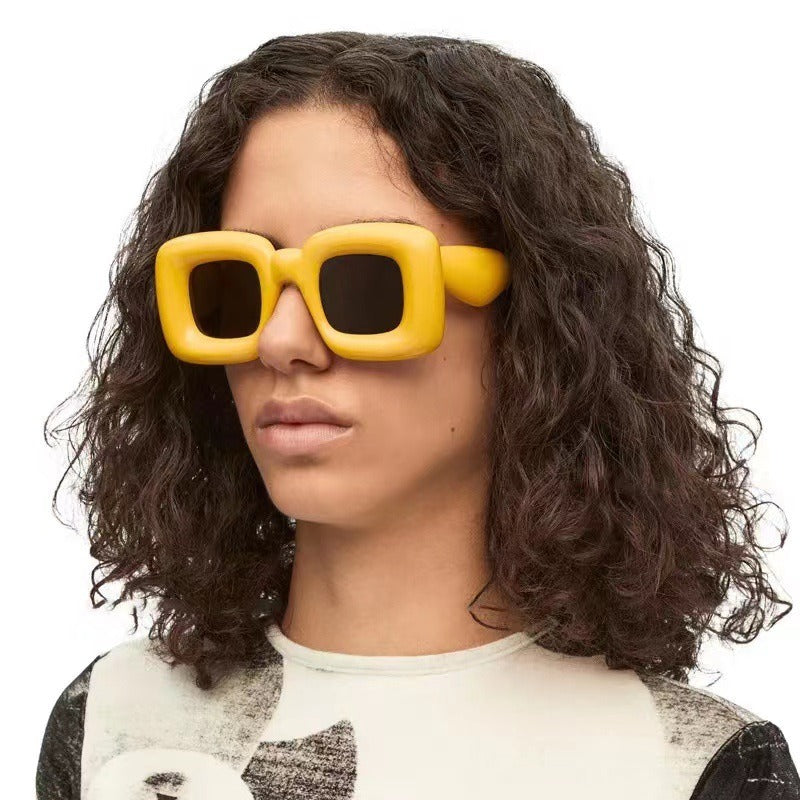 Inflatable Sunglasses Funny Square Street Sunglasses