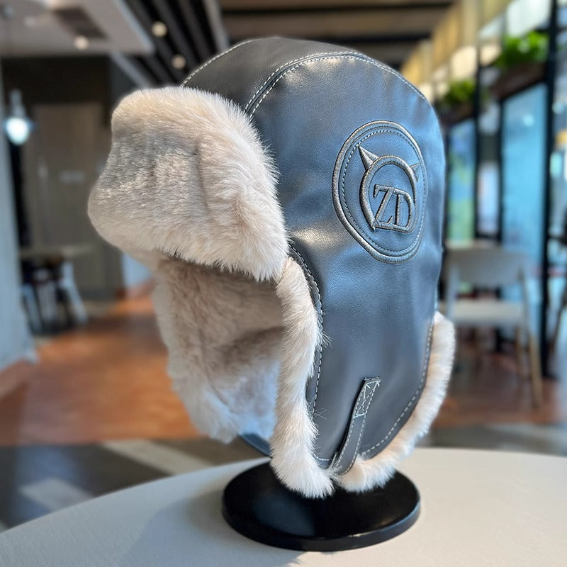 Wool Blend Hoodie Hat