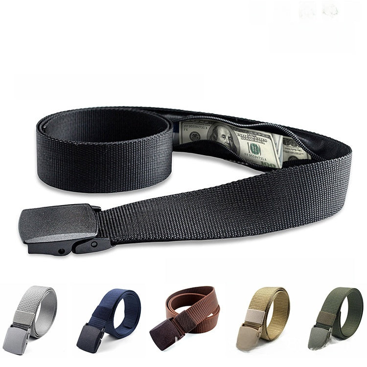 Hidden Money Belt with Quick Release Buckle Adjustable