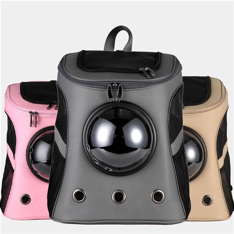 Portable Dog Cat etc. Large Space Backpack Large Double Shoulder Pet Breathable Bag