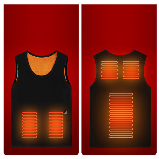 Heating vest, cross border vest, five zone heating vest, unisex electric heating vest