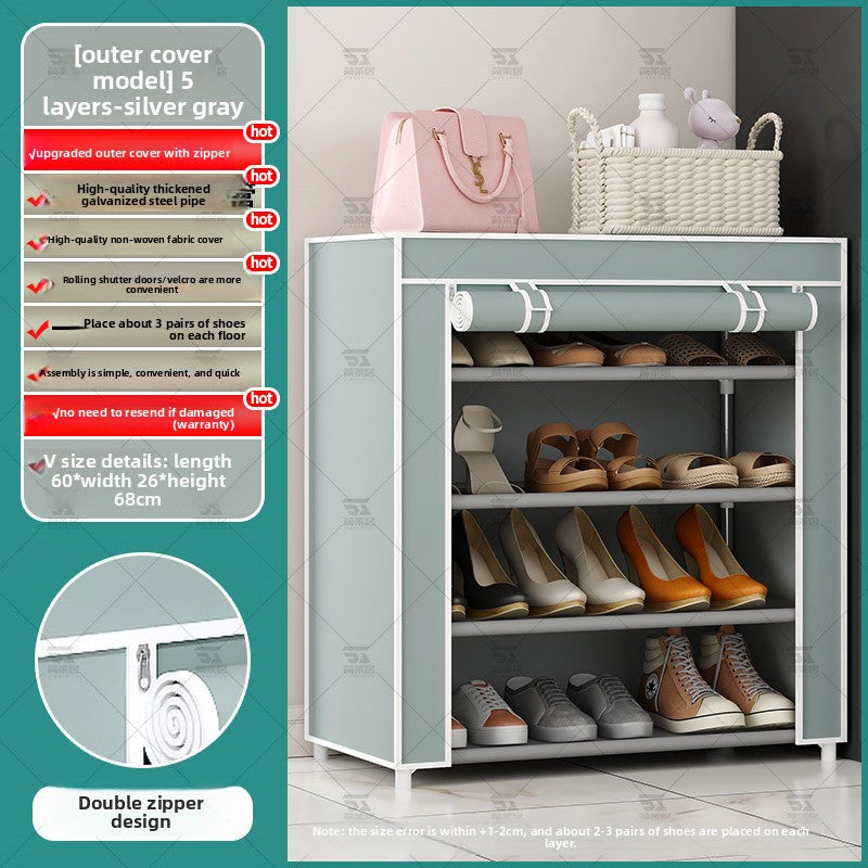 Simple Multi-Tier Shoe Rack