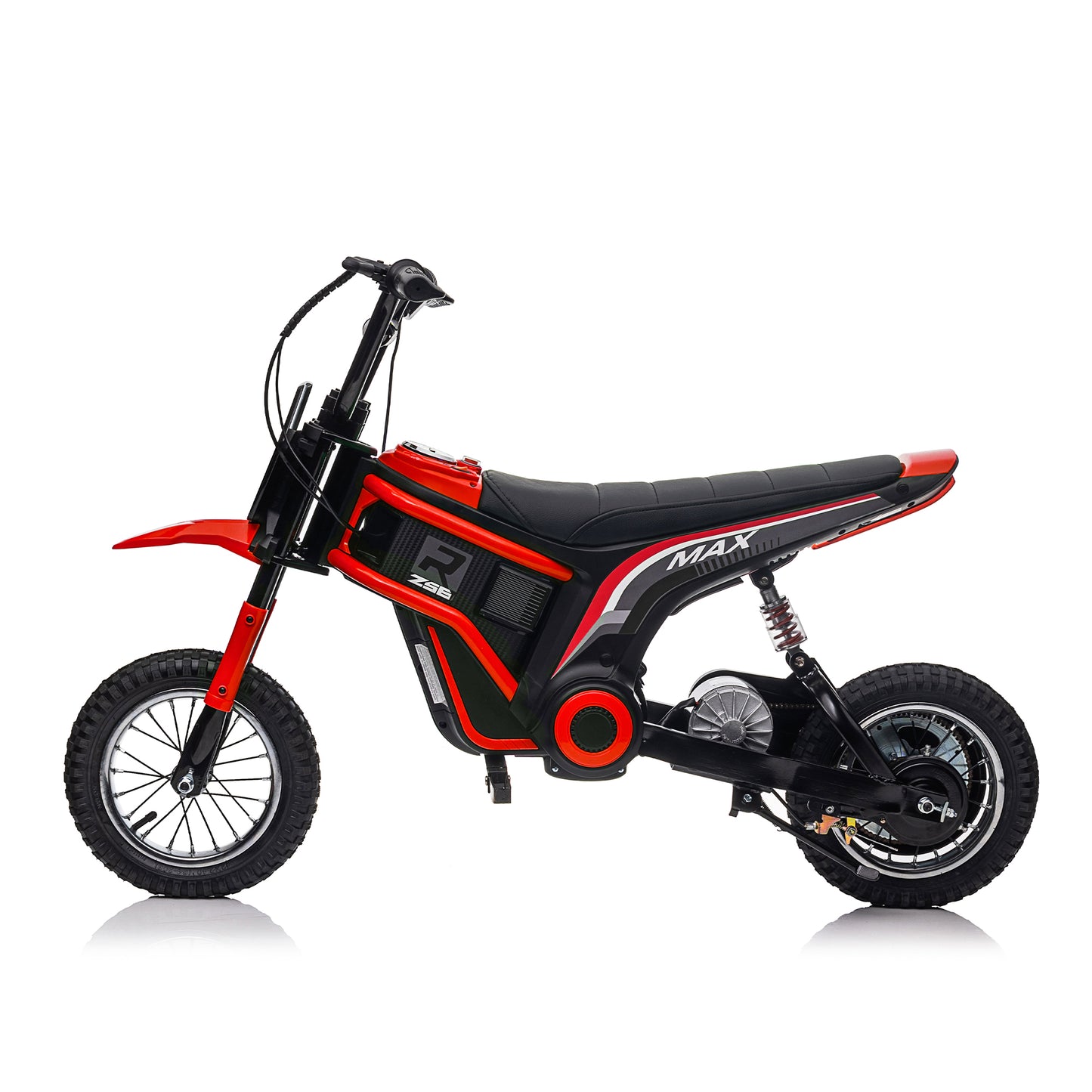 Speed up to 14.29MPH 24V Electric Kid Motorcycle off-road vehicle large front & rear suspension