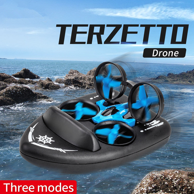 Remote Control Hovercraft and Drone for land, water and air