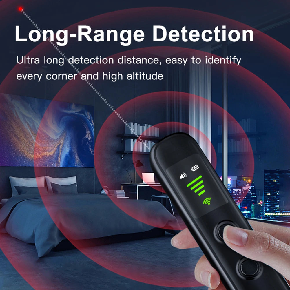 GPS Tracker Detector Multifunctional Infrared Anti-Positioning Anti-Eavesdropping Tracking Scanning Camera Detector for Car