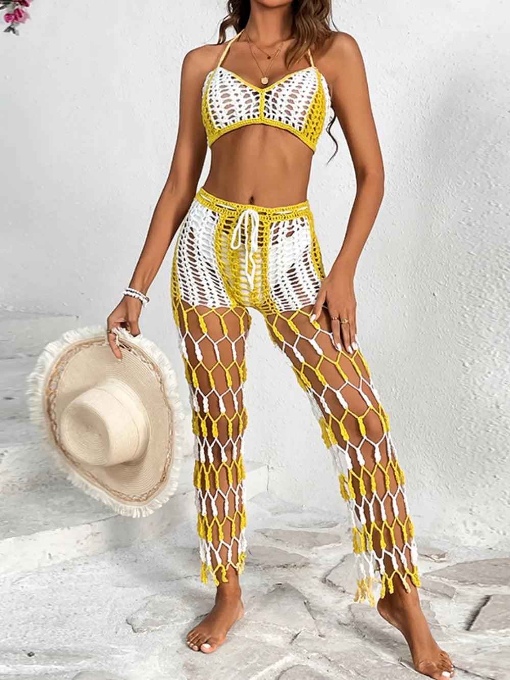 Beach top & pants set