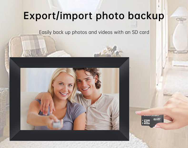 Cloud Photo Frame WiFi digital photo frame 16G memory smart photo album