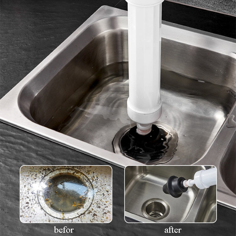Toilet Plunger High Pressure Pump Cleaner powerful air blaster plunge Dredge Air floor Drain Blaster Air Power Drain Blaster