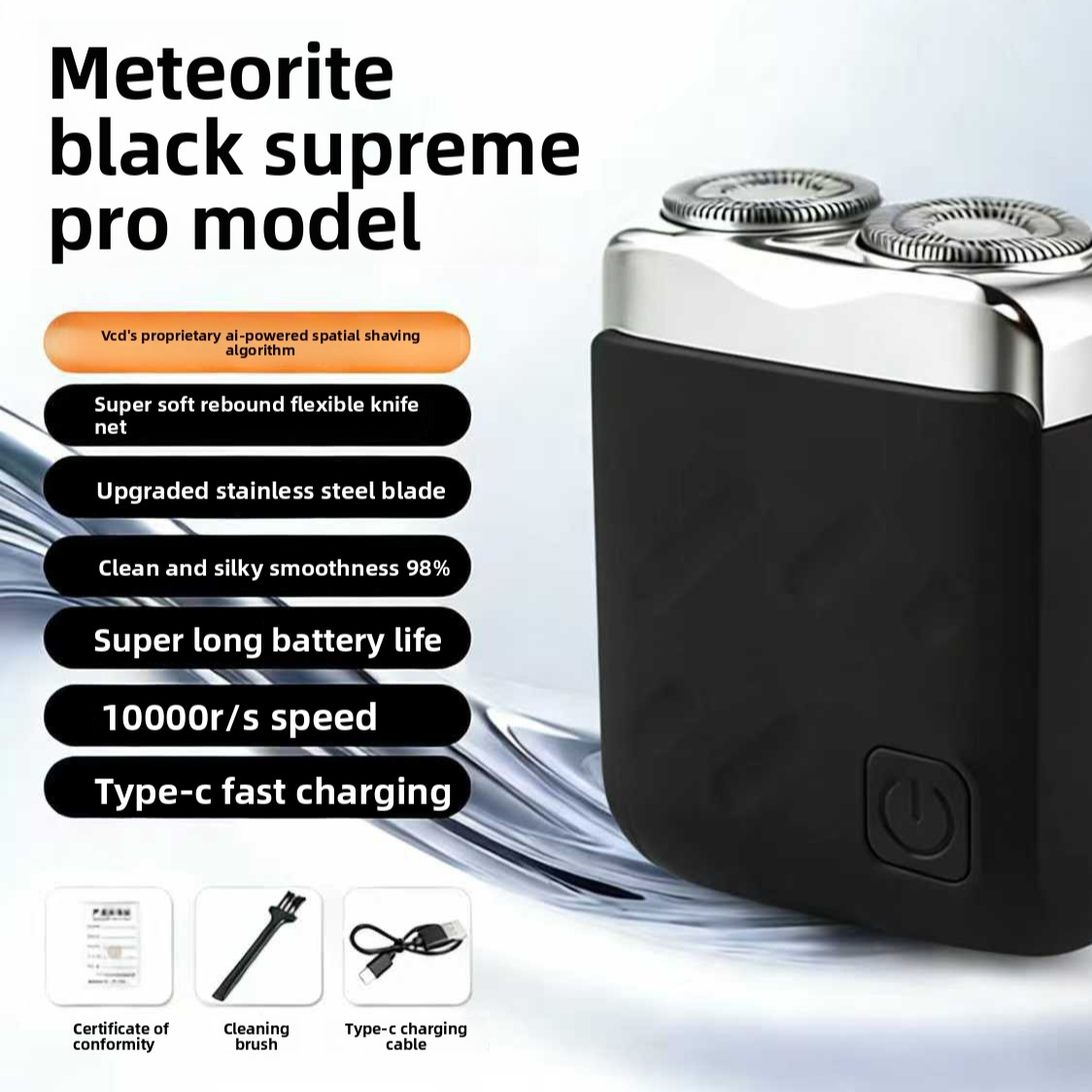 Barber Shaver Portable USB Rechargeable Electric Shaver