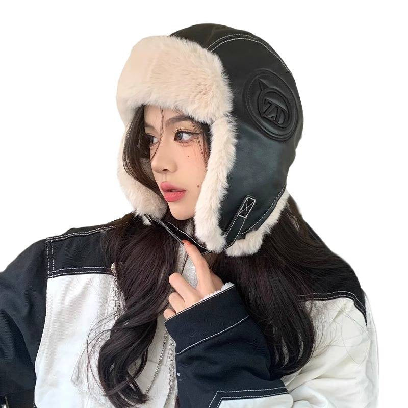 Wool Blend Hoodie Hat
