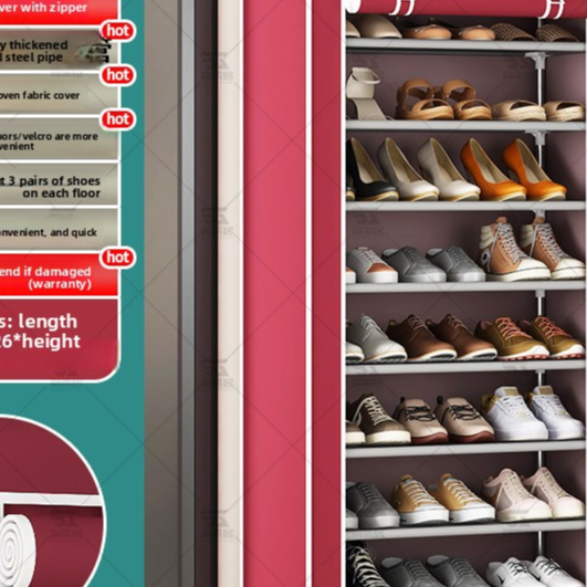 Simple Multi-Tier Shoe Rack