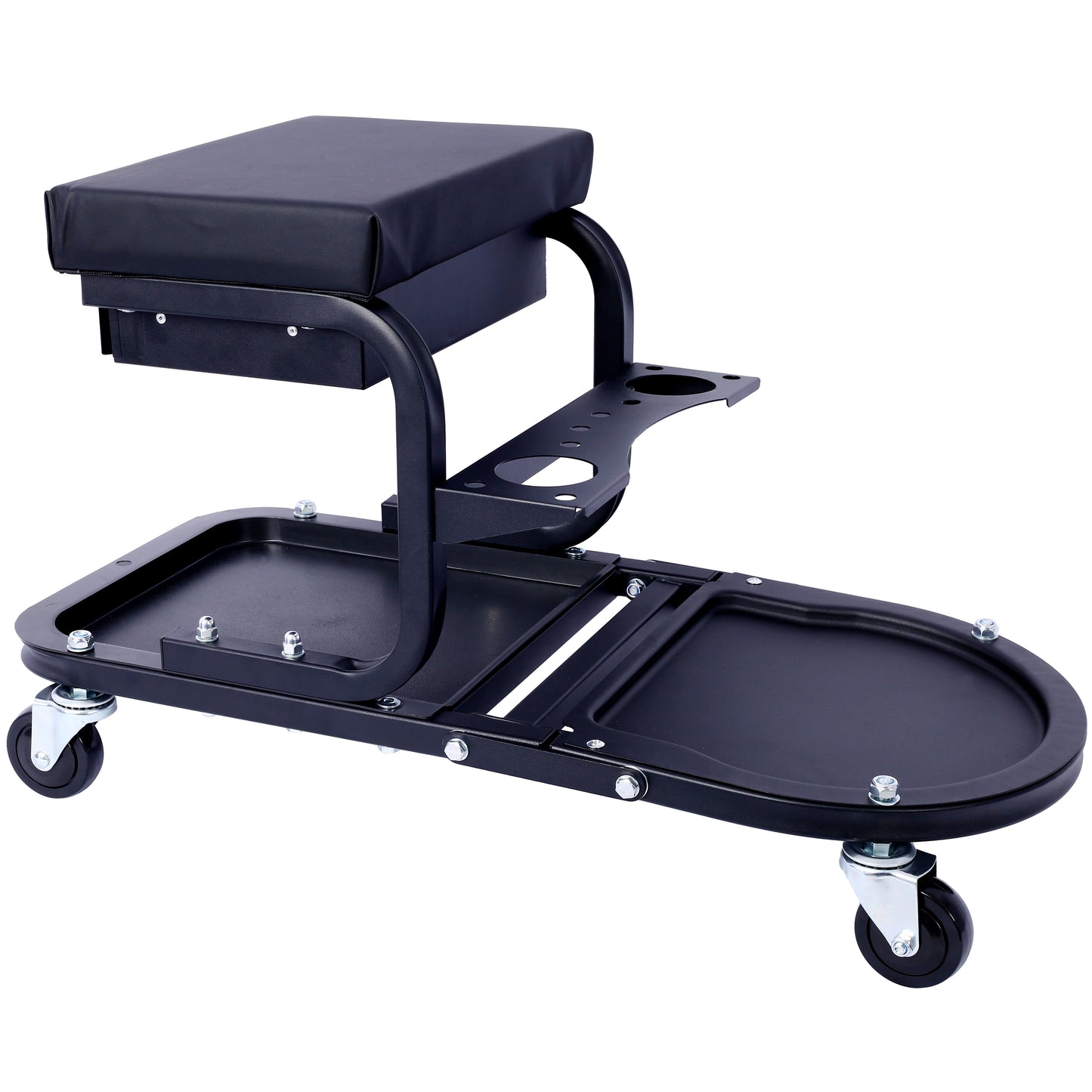 Rolling Multifunctional Cart, 15'1/2 "x 8'3/4" x 18'1/2 "- Black