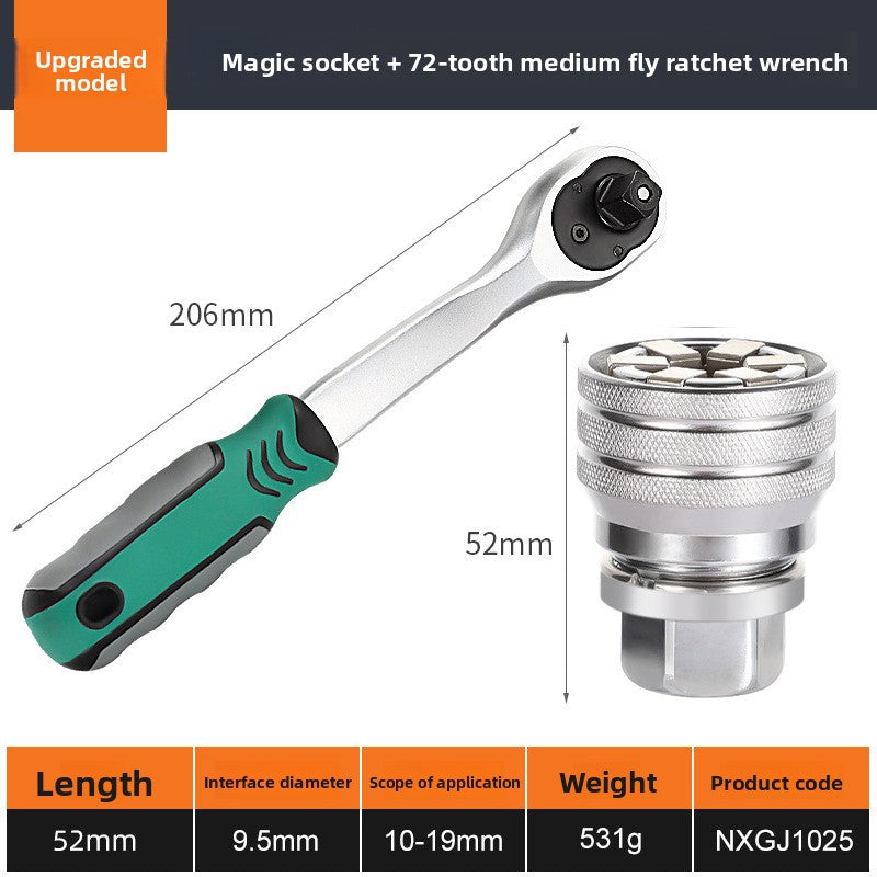 Adjustable Hex Magic Socket Set 9-21mm