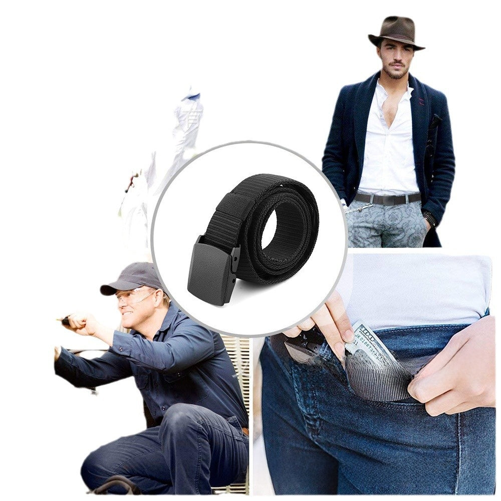 Hidden Money Belt with Quick Release Buckle Adjustable