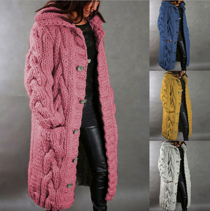 Multi-Color Cardigan, Large Size Sweater Jacket