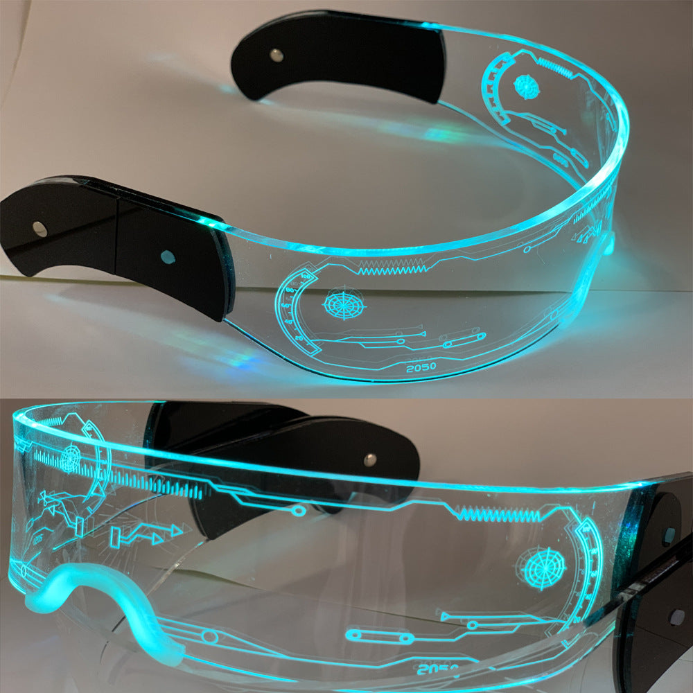 LED Colorful Light-Emitting Acrylic Glasses