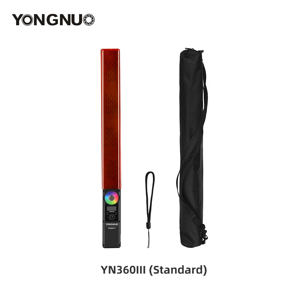 Handheld 3200K-5500K RGB Colorful Ice Stick LED Video Light Touch Adjusting Controlled by Mobile Phone App