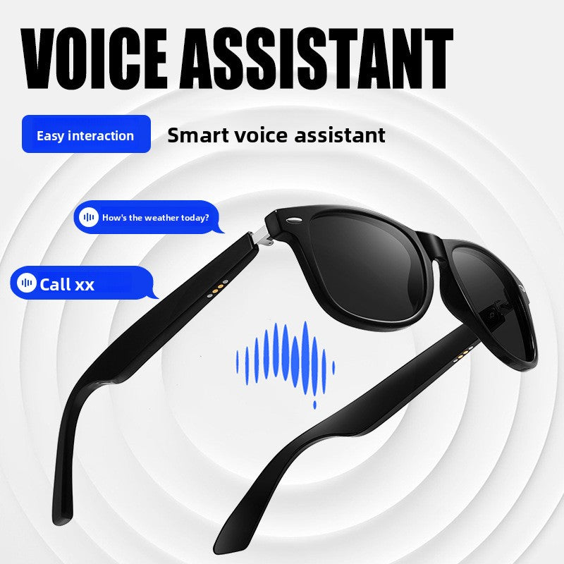 Bone Conduction Speakers Bluetooth Smart Sunglasses