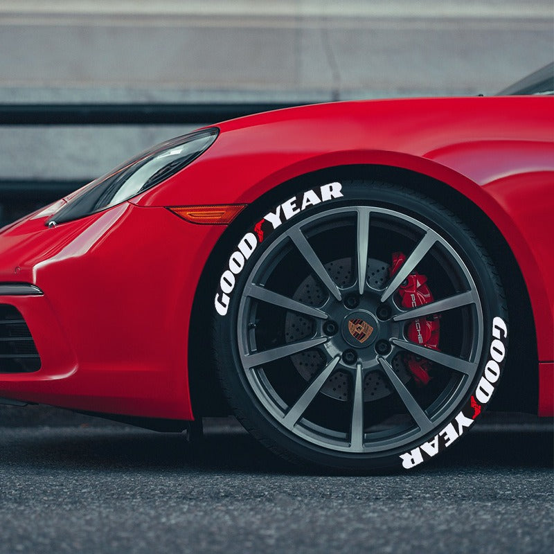 3D Car Tire Stickers, Tire Letter Stickers