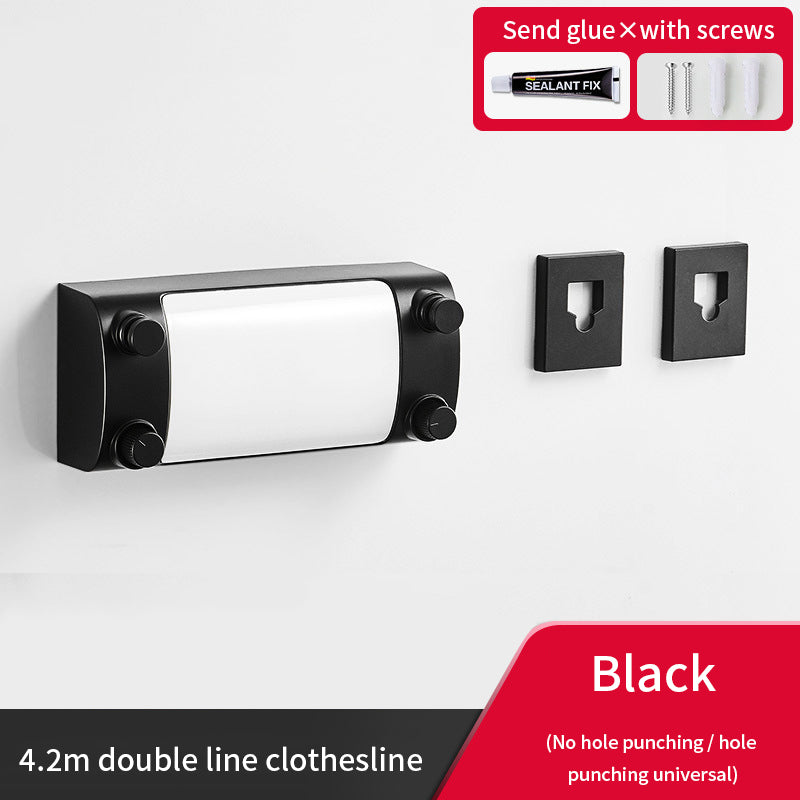 Clothes drying indoor telescopic clothes rack