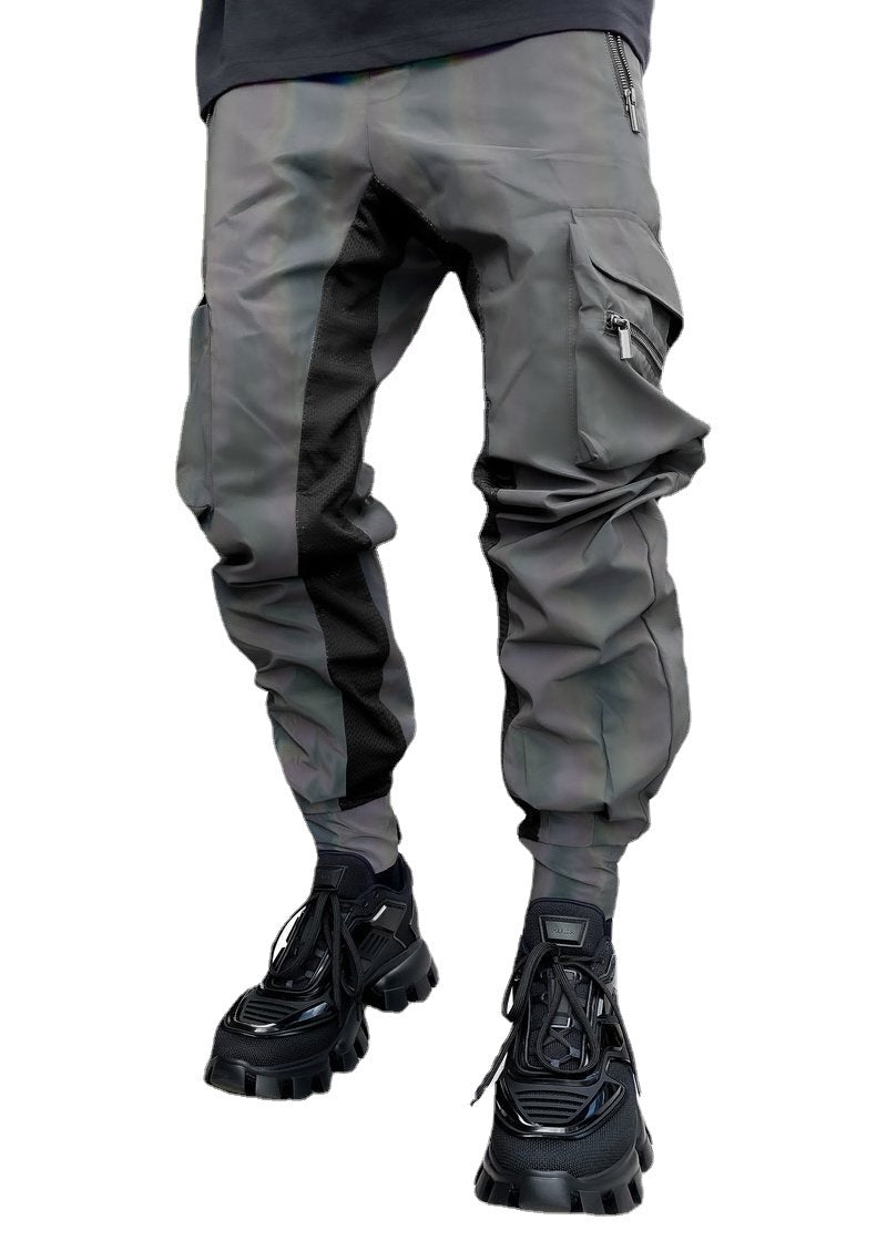 Casual Sports pants trousers multi-pocket overalls