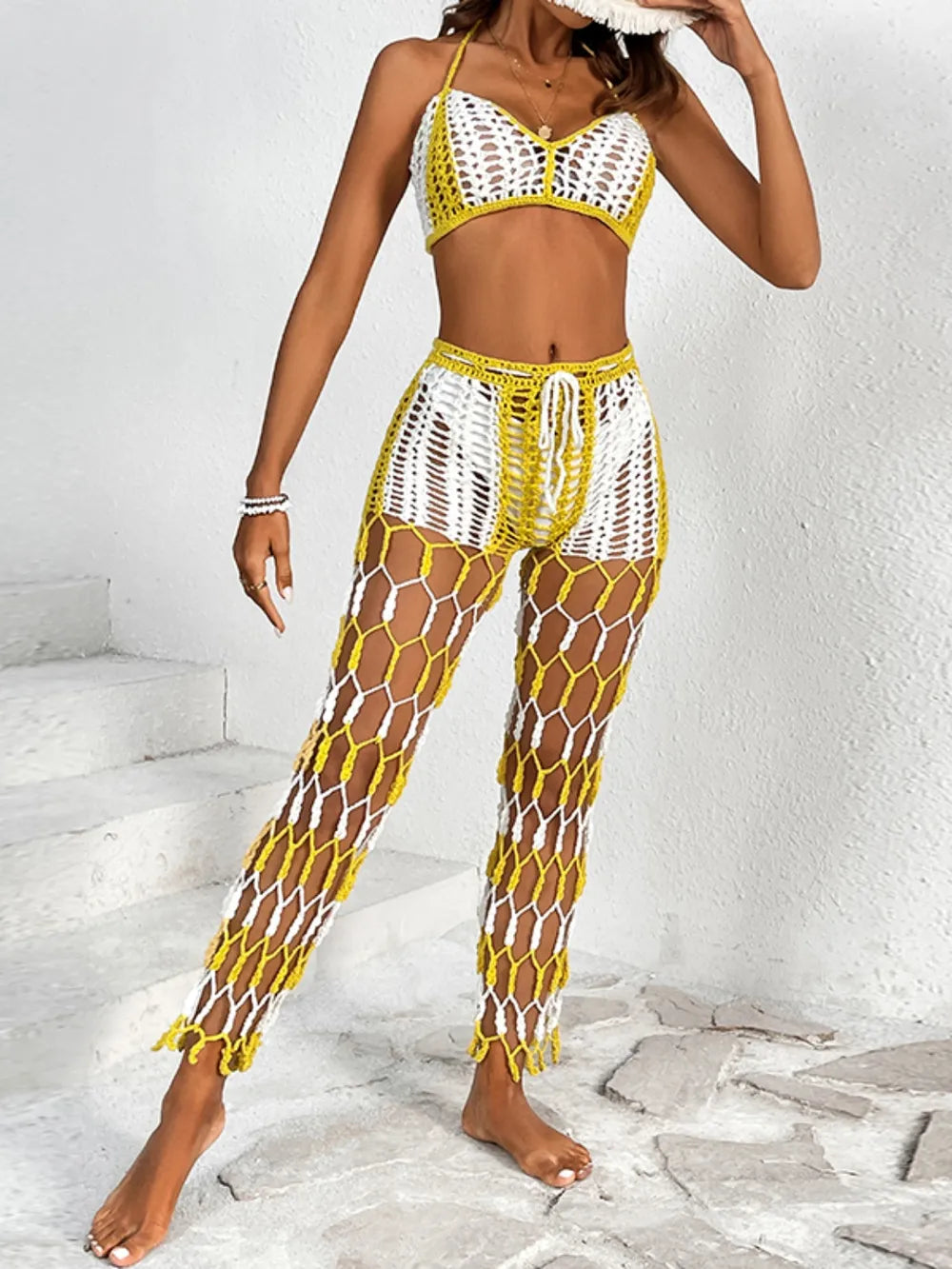 Beach top & pants set