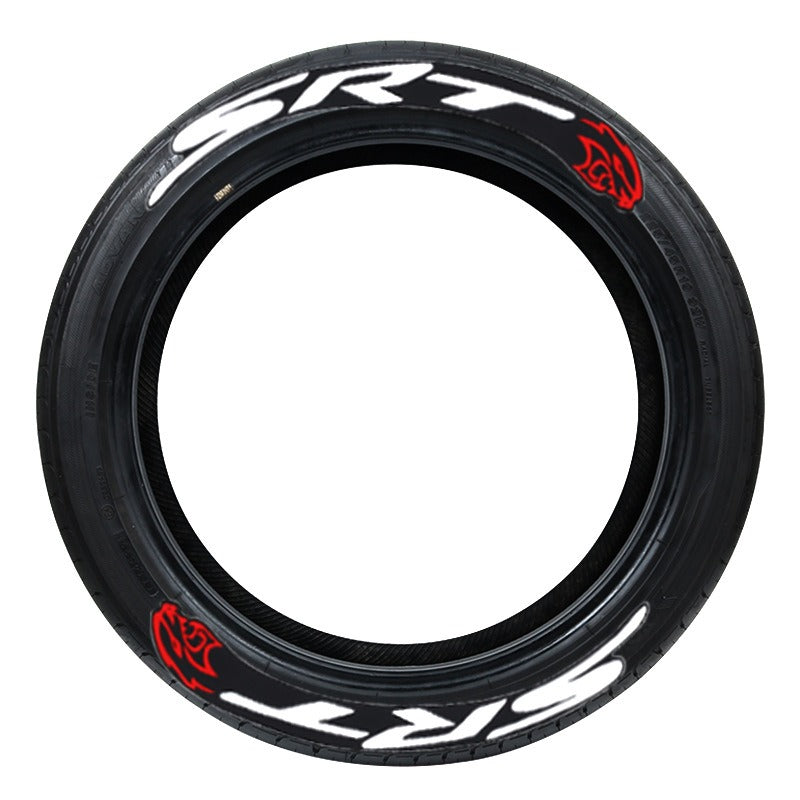 3D Car Tire Stickers, Tire Letter Stickers