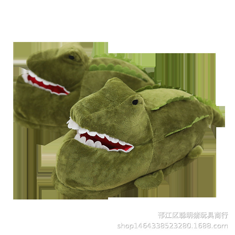 Crocodile Cotton Slippers