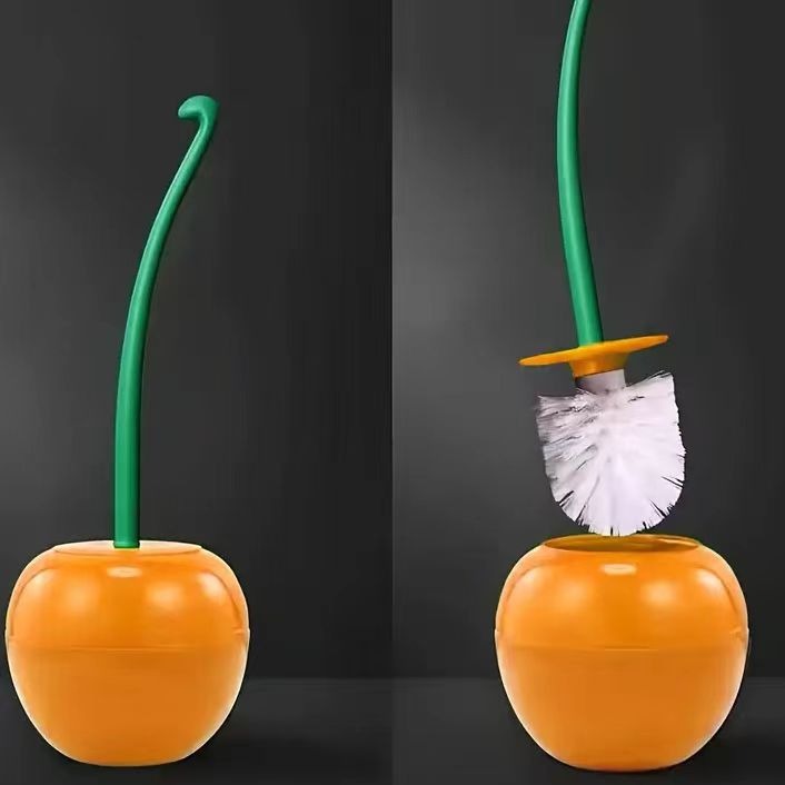 Cherry Green Apple toilet brush toilet brush set plastic brush cleaning brush