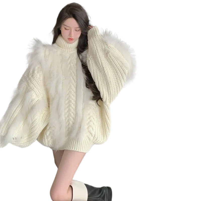 Pullover Knitwear Design Sense Fried Dough Twists Blouse