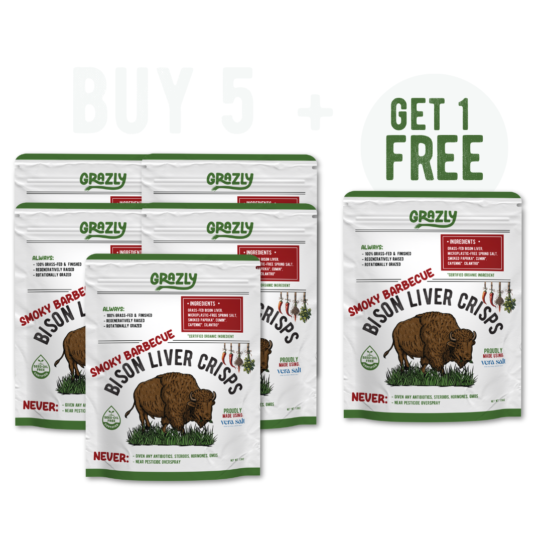 Bison Liver Crisps - 100% Grass-Fed/Finished