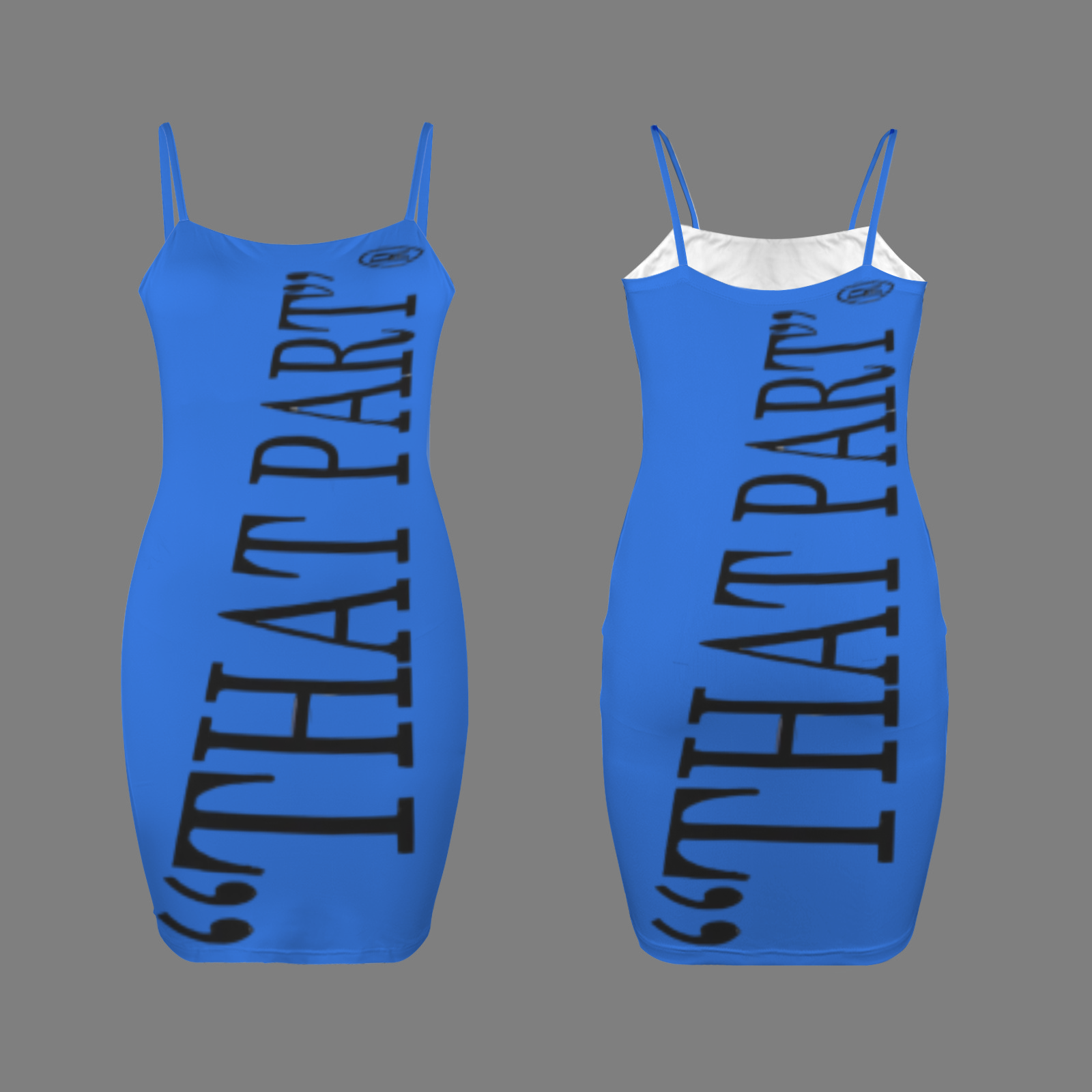 2 Side Blue THAT Bodycon