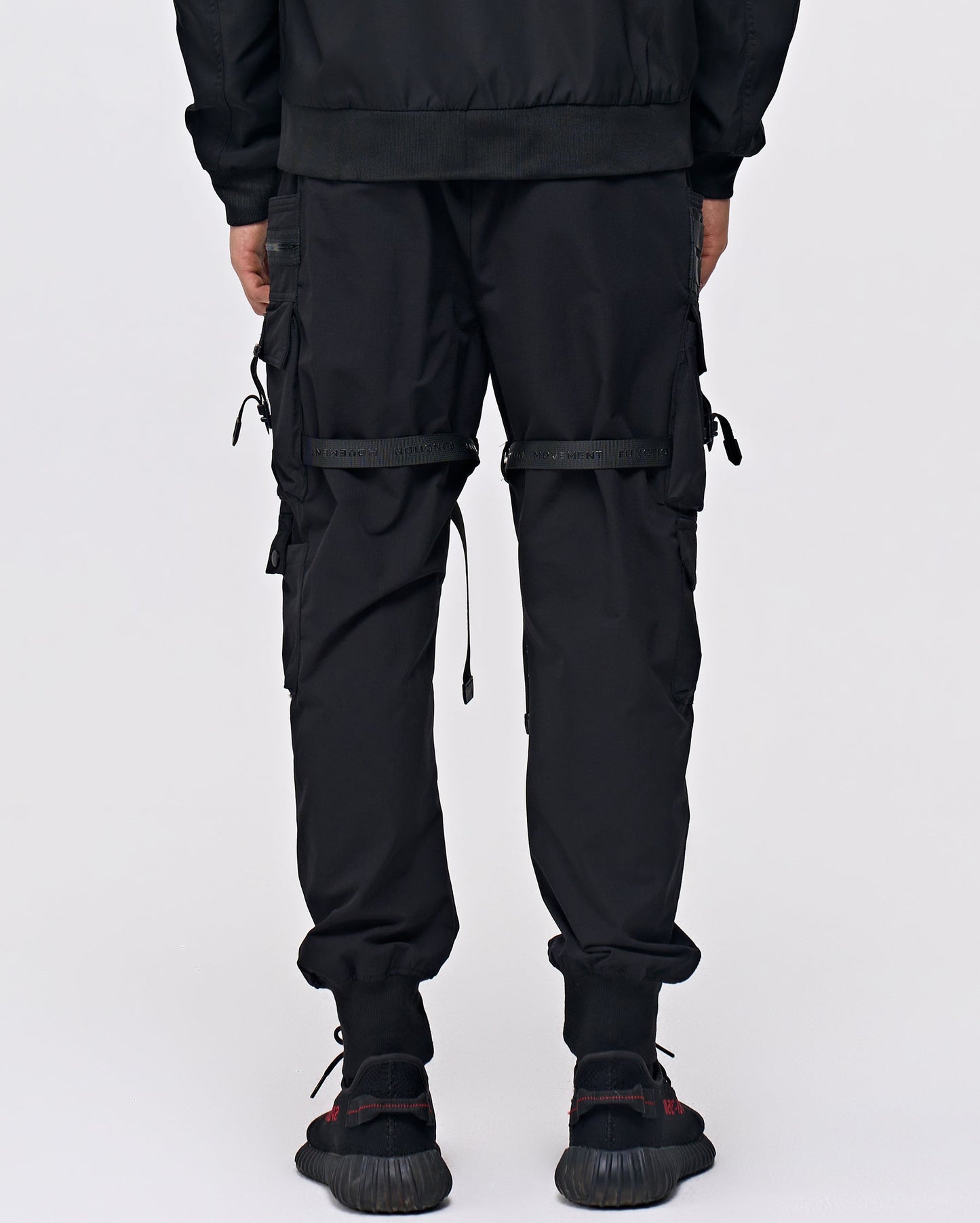 APP172 Black Techwear Pants