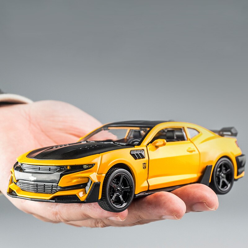 1:32 Alloy Diecast Car Model Chevrolet Camaro Pull Back Sound Lights