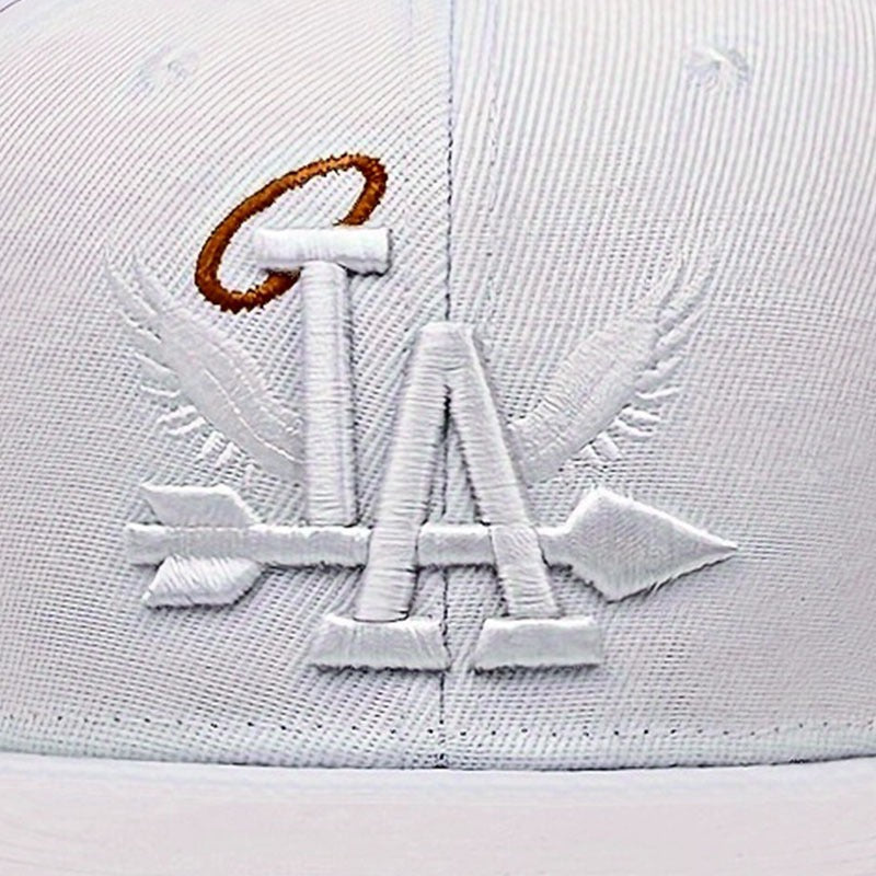 Flat top LA to the Bay Snapback baseball flat edge hat