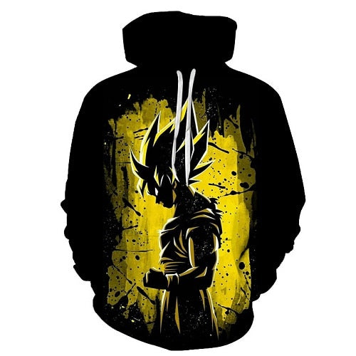3D Printed Cartoon Hoodies Z pocket hooded sweatshirt with sleeves