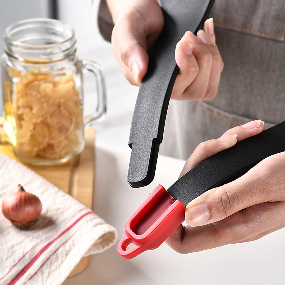3 In 1 Frying Spatula Clip Silicone Food Clip Frying Steak Pancakes Shovel Slotted