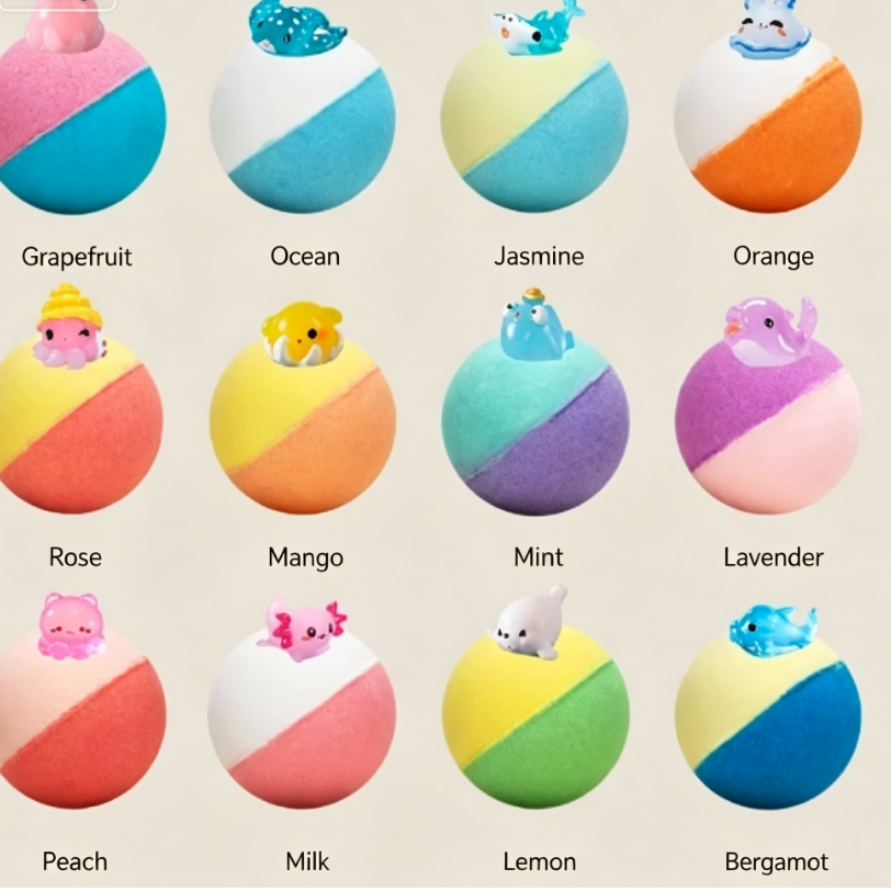 Bath Balls with Hidden Toys
