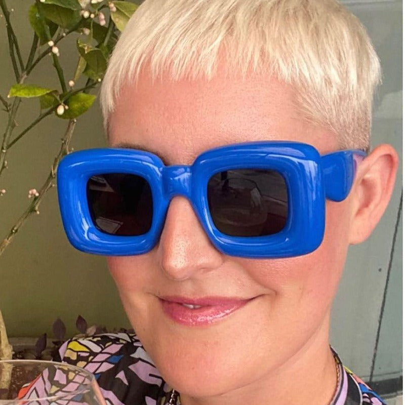 Inflatable Sunglasses Funny Square Street Sunglasses