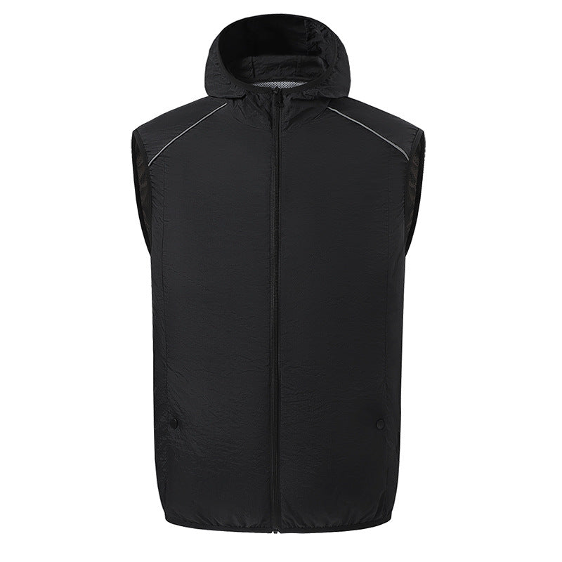 Air Conditioned Cooling Fan Vest with USB Power Support