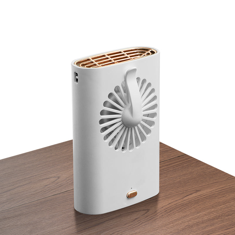 Mini Fan Desktop Office Three-Speed USB Charging Portable Handheld Hanging Neck Silent Fan