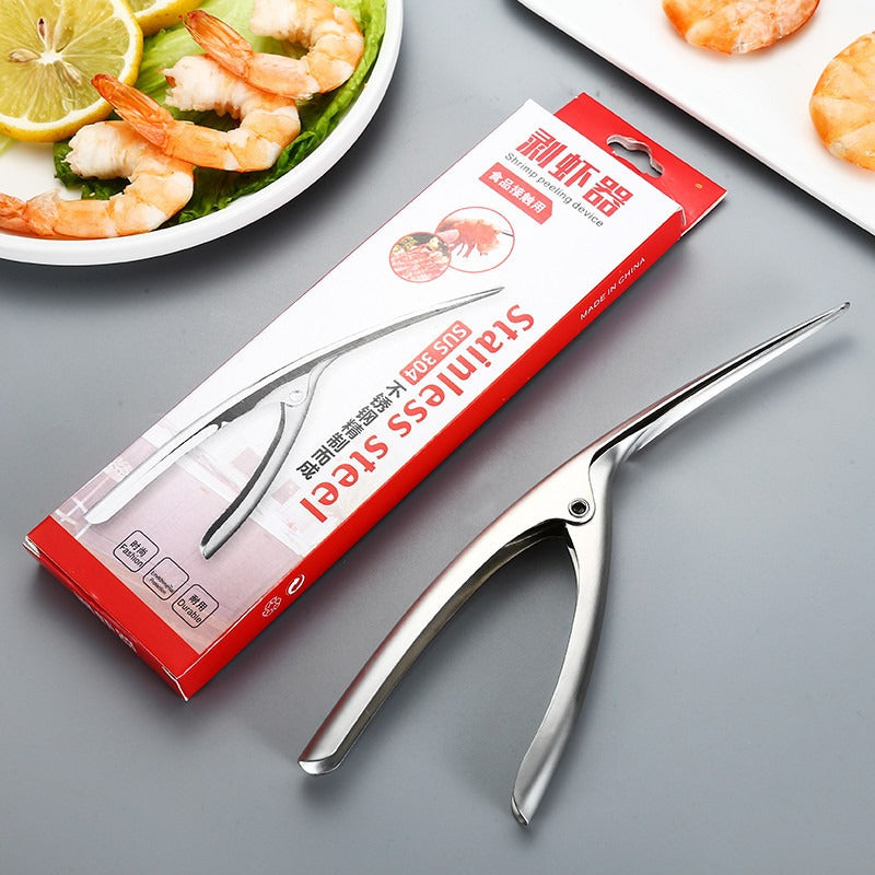Stainless Steel Shrimp Peeler Practical Shrimp Peeling Pliers Shrimp Peeler