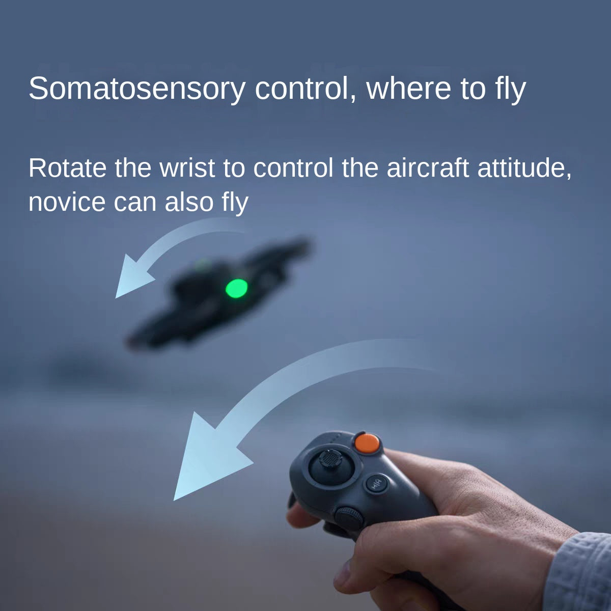 First Perspective Aerial Photography Drone Flight Glasses Sensory Control Immersive Flight